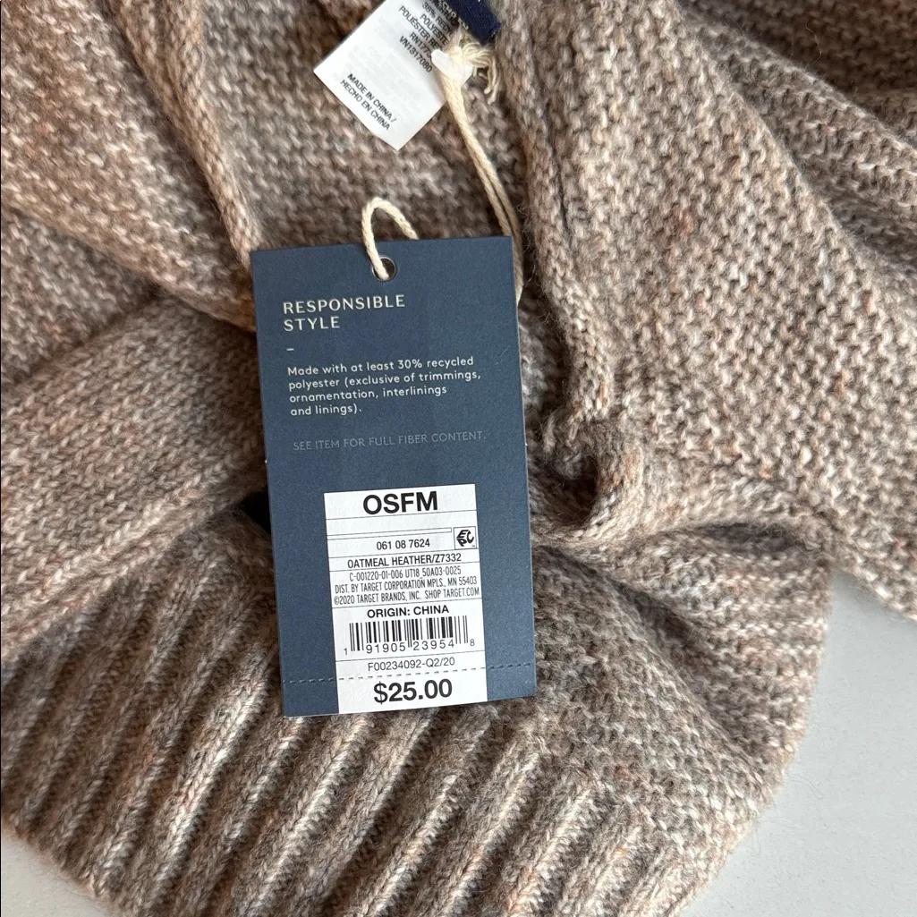 Universal Thread Heathered Brown Poncho - Image 11