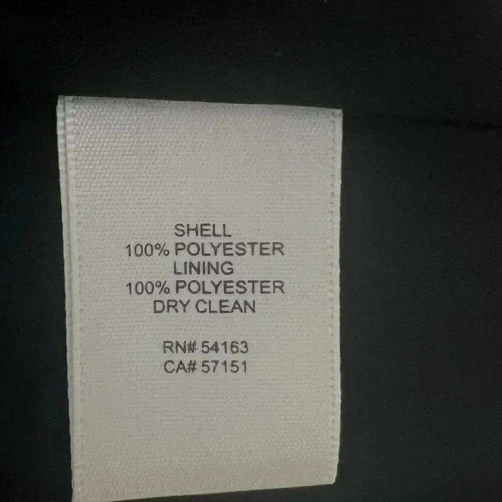 Eliza J Floral Metallic Fleck High Low Dress Puff Sleeve V-Neck Midi Tropical 10 - Image 11