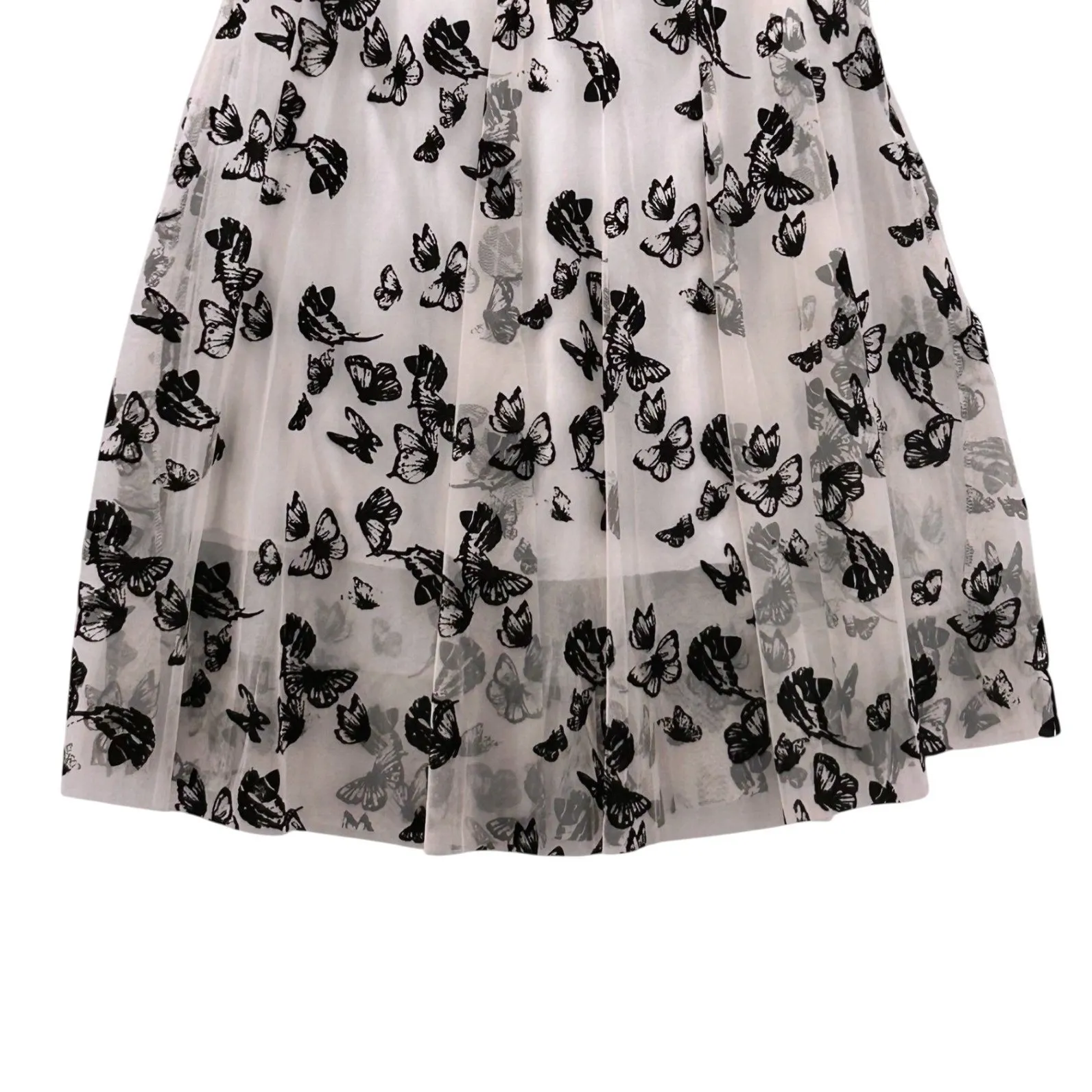 Fairy Butterfly Chiffon Skirt Large White - Image 4