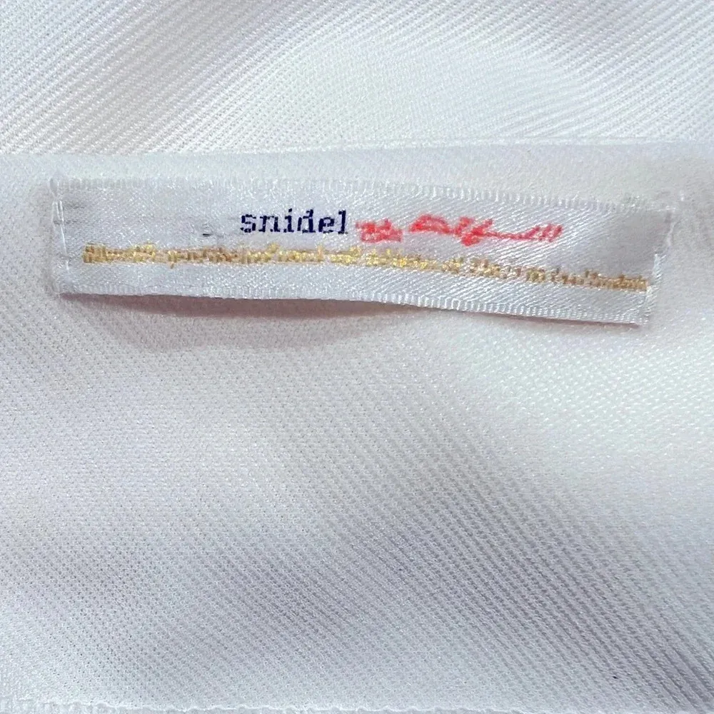 Snidel Cropped Top Pearl Appliqué Beige Size M Size M - Image 9