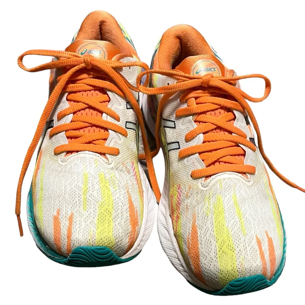 ASICS Gel Nimbus 23 Color Injection Pack Hot Pink/Sour Yuzu 1012B011 Women Sz 9 - Image 3