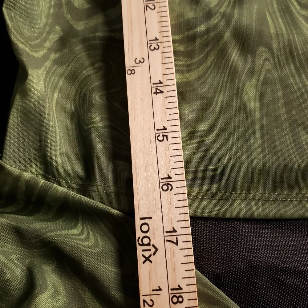 Good‎ American Pesto Swirl Mesh Crop Top NWT Women’s 2 - Image 4