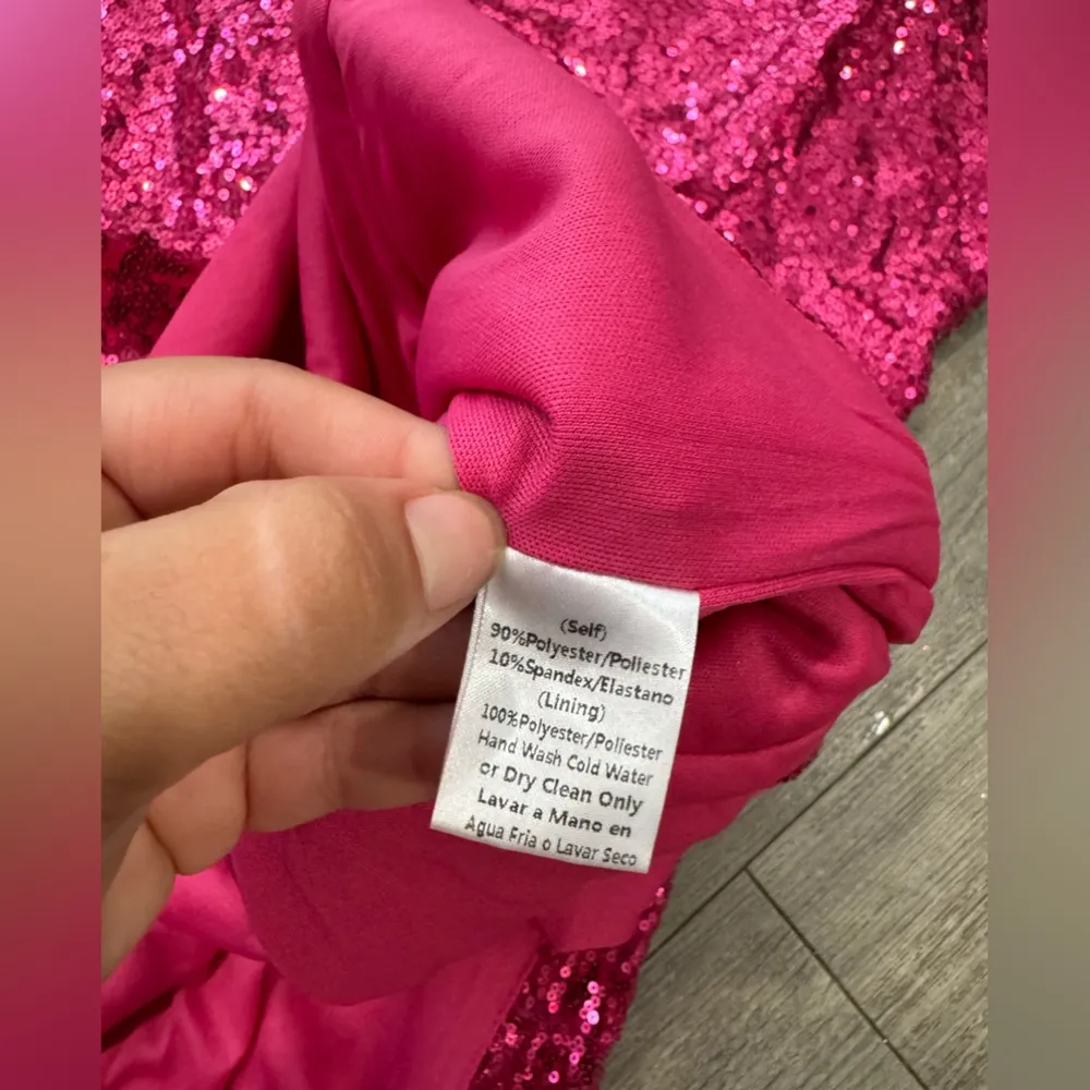 BOUTIQUE hot pink sequin dress ✨ Size L - Image 11