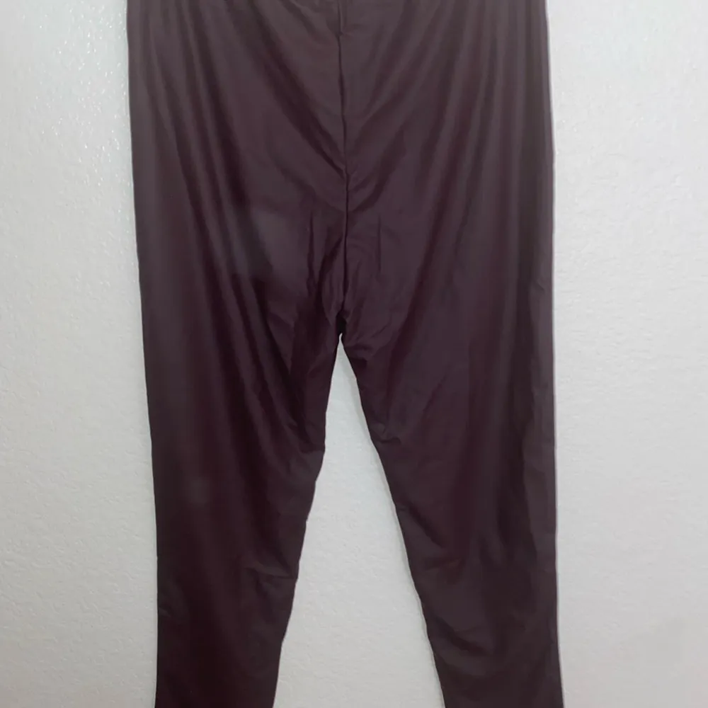 NEW Revolve Plush Faux Fur Leather Fleece Lined Leggings XXL - Image 4