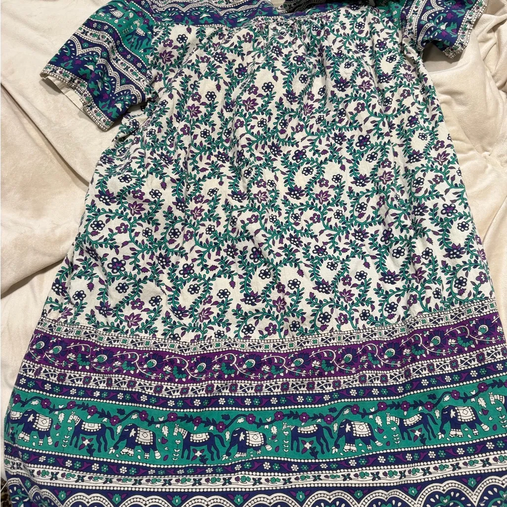 Vermont country store muumuu size 2x Green - Image 4