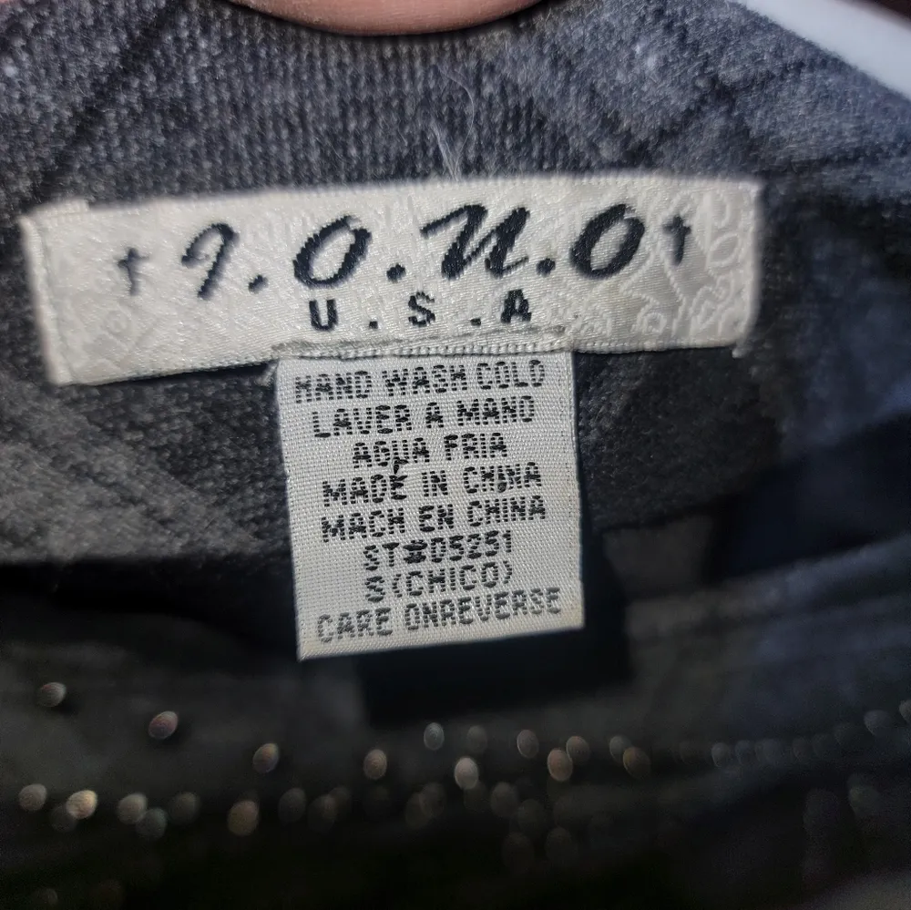 Black & Gray Women's Polyester Round Neck Short Sleeve Pleated Knee Length Dress Size undefined - Image 10