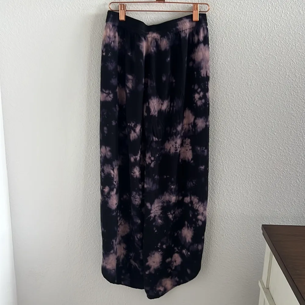 Young Fabulous & Broke YFB Tie Dye Wide Leg Pants Purple Hues XS - Image 2