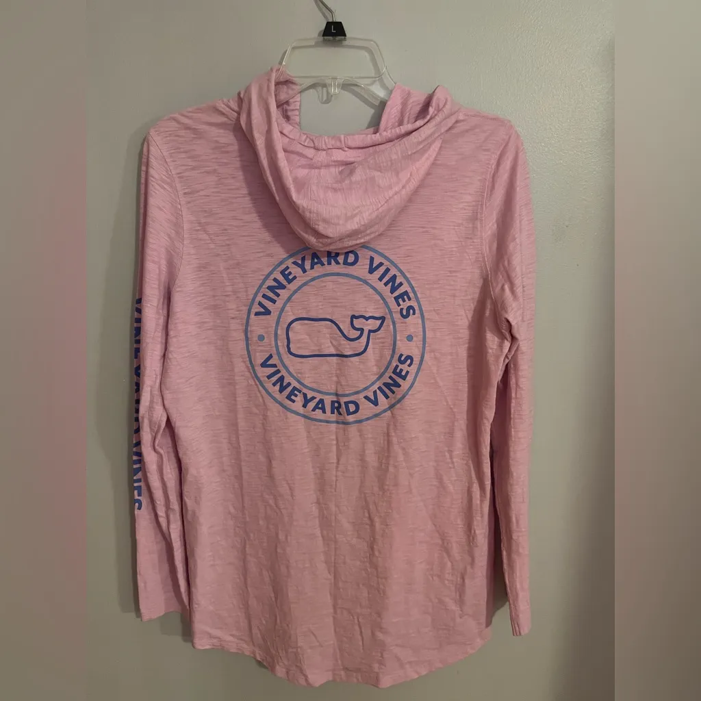 Vineyard Vines Pink Logo Shirt - Image 2