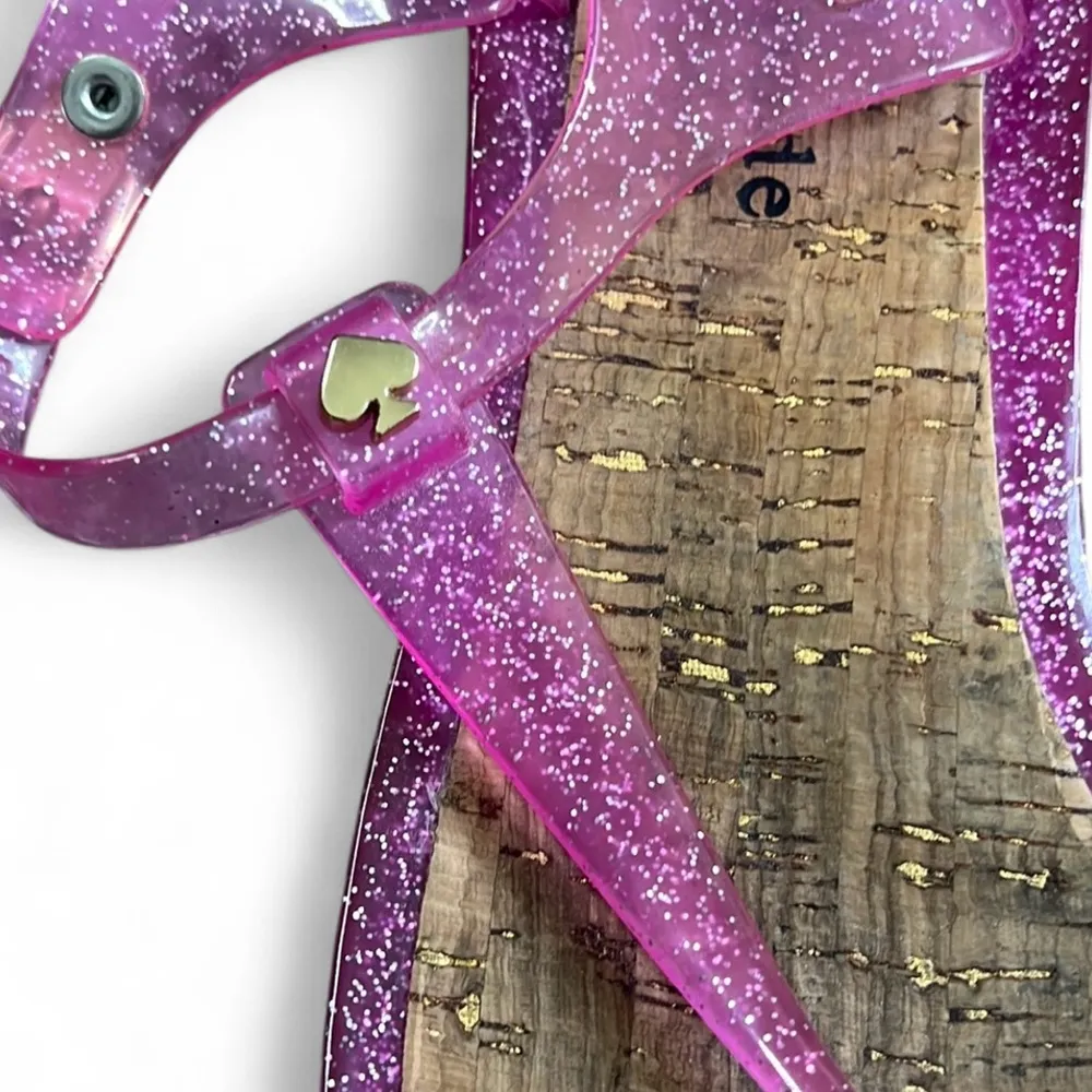 Kate spade glitter jelly sandals - Image 3