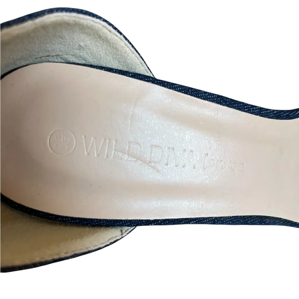 Wild Diva Womens Open Toe Transparent Clear Lucite Chunky Heel Ankle Strap - Image 11