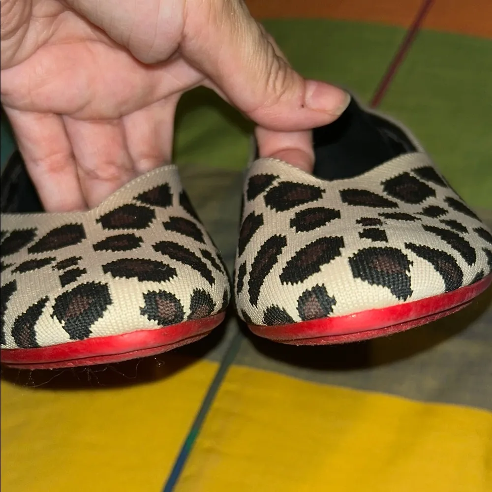 Kelly & Katie Black and White Leopard Flats - Image 5
