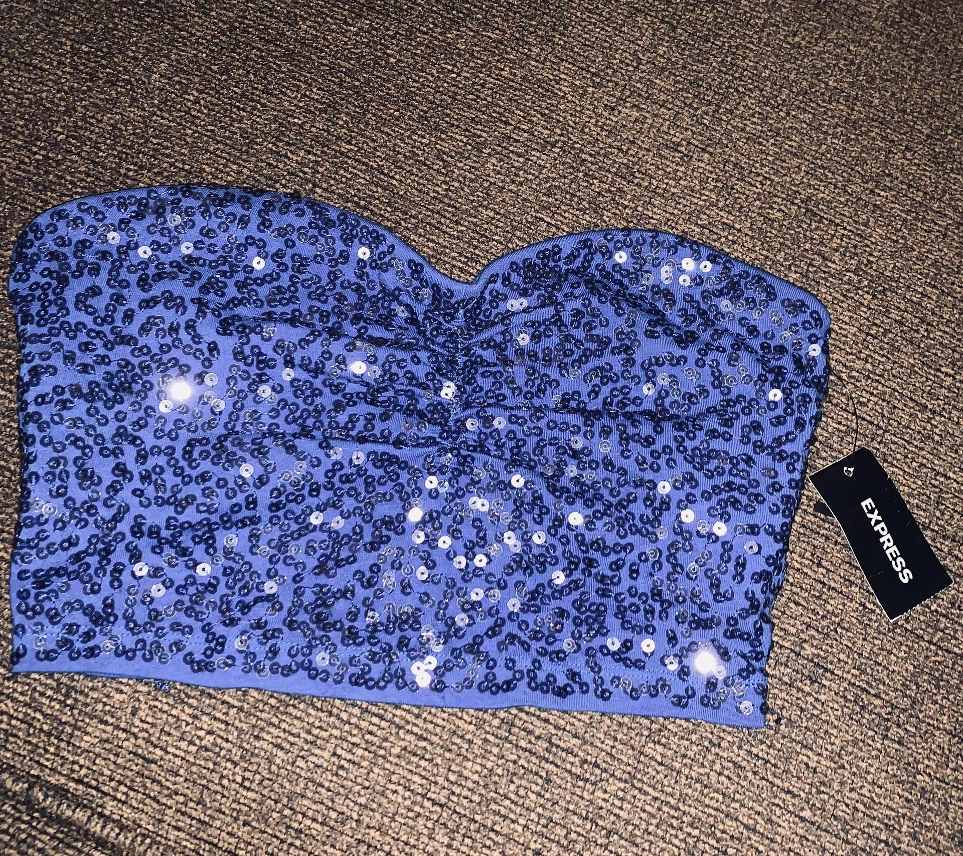 Sequins Bandeau Top - Image 3