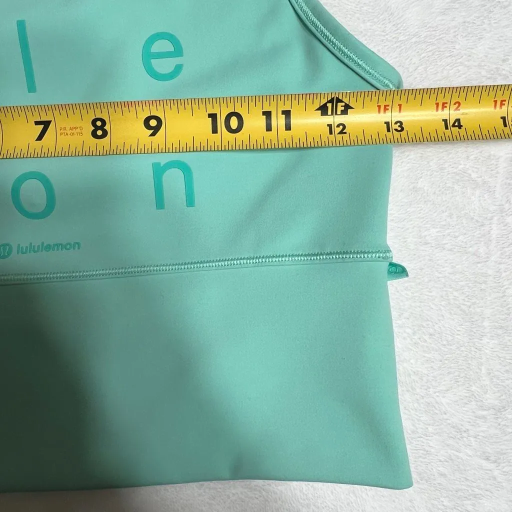 Lululemon Power Pivot Everlux Tank Crop Wild Mint 6 Women - Image 7