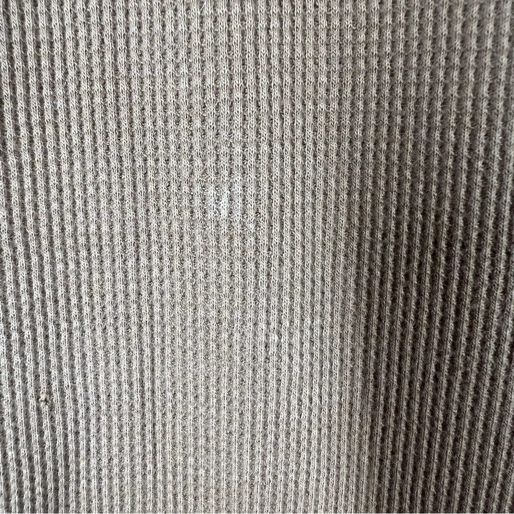 Mate The Label Brown Thermal Knit Organic Cotton Wide Leg Pants - Image 5