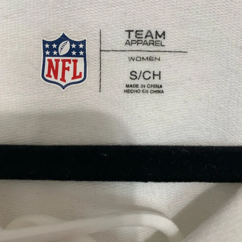NFL White Team Apparel Hoodie - Image 3