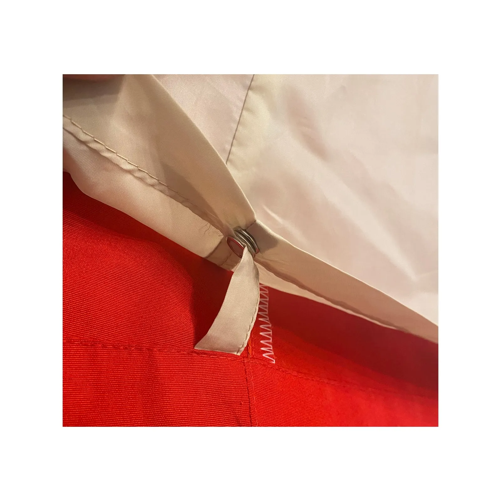 Vintage Misty Harbor Red Trench Coat Womens Size 8 Regular USA ILGWU Union Label - Image 14