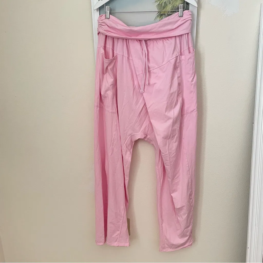 Free People Movement Hot Shot Harem Wide Leg Pants Cherry Blossom Size XL - Image 4