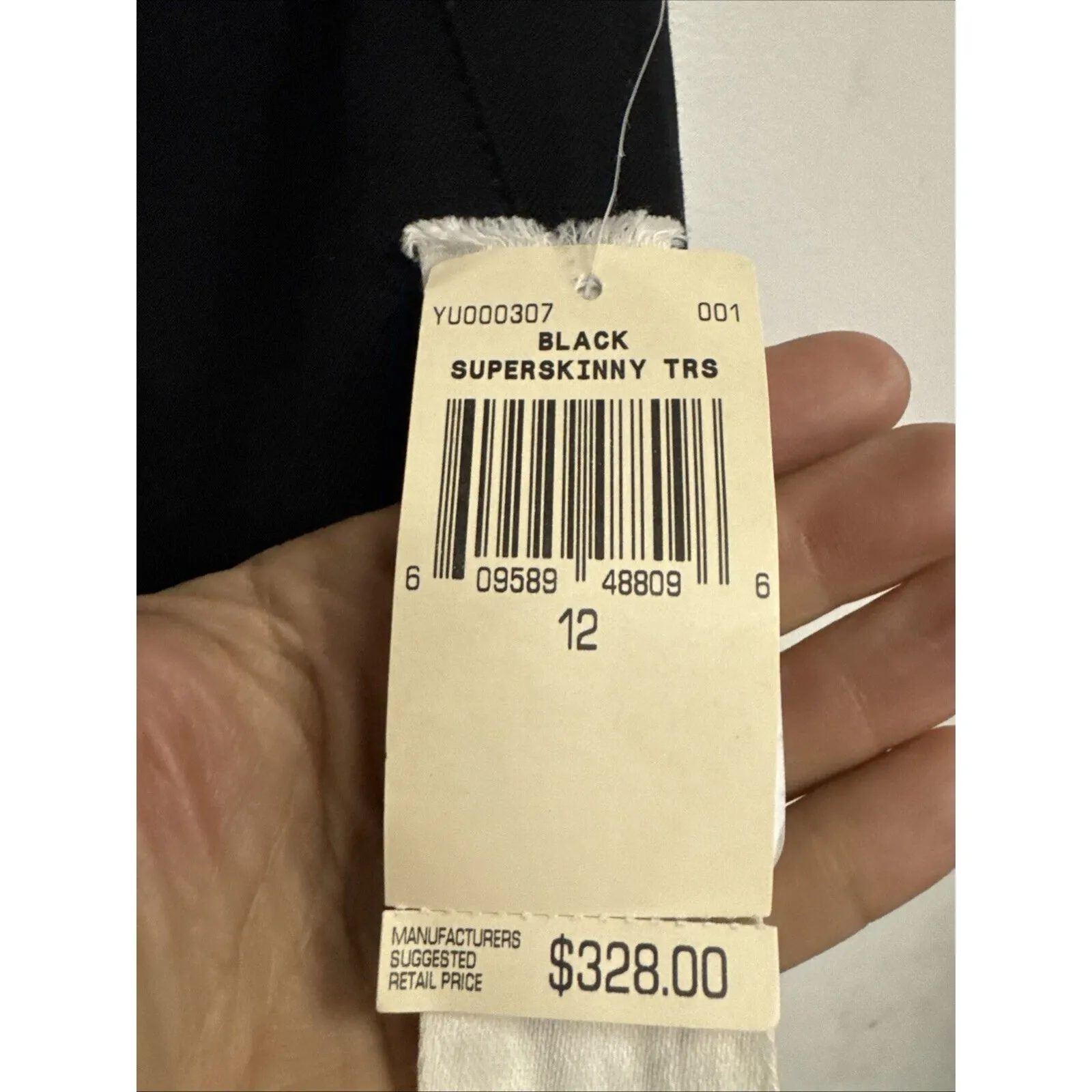 BIRD By Juicy Couture Black Skinny‎ Trousers Leg Pants Women’s Size 12 Riding - Image 6