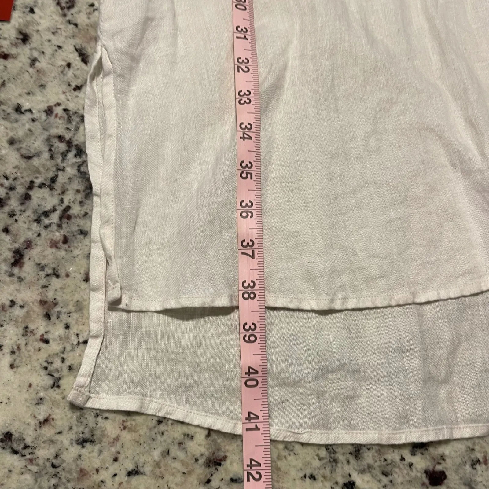 James Perse Linen Tunic Dress Style WLSL6576 Off White Size 2 Medium
NWT - Image 8