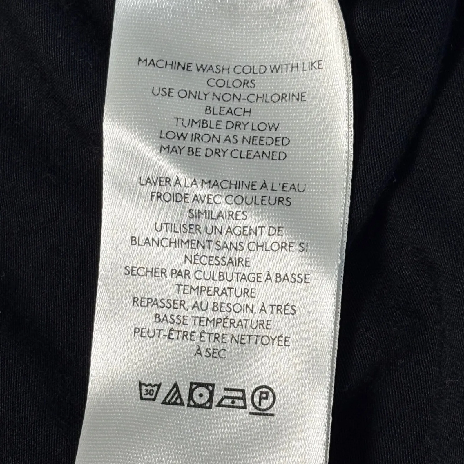 We The Free Free People Black Deep V-Neck Long Sleeve Top Women SM Soft Stretchy - Image 5