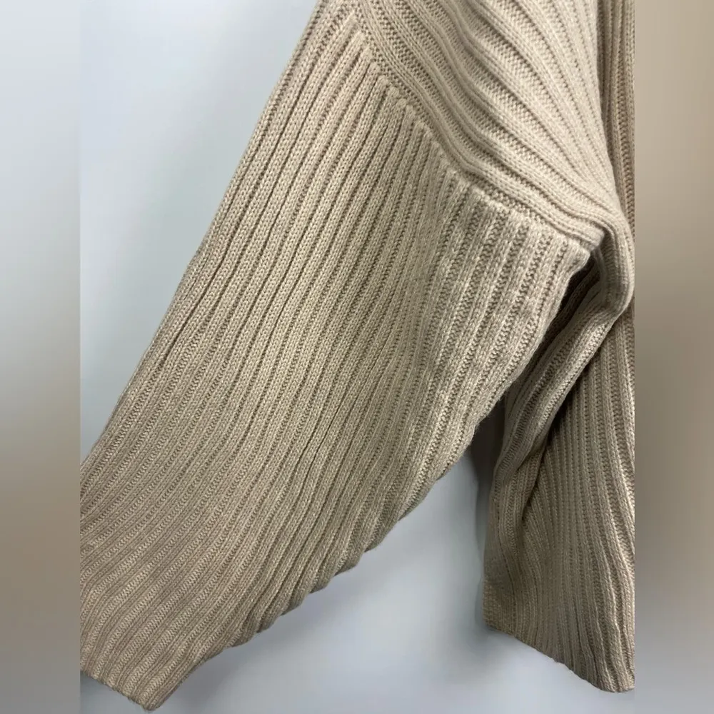 Revolve‎ LBLC The Label Oatmeal Ribbed Knit Casey Sweater - Image 4