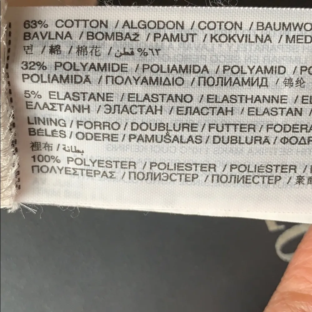 Suit White Asymmetrical Hem Skort Sz 8 - Image 9