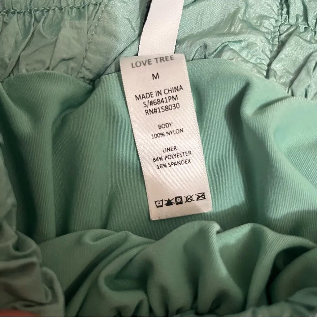 Love Tree Blue Athletic Shorts High-Waisted Design - Image 2