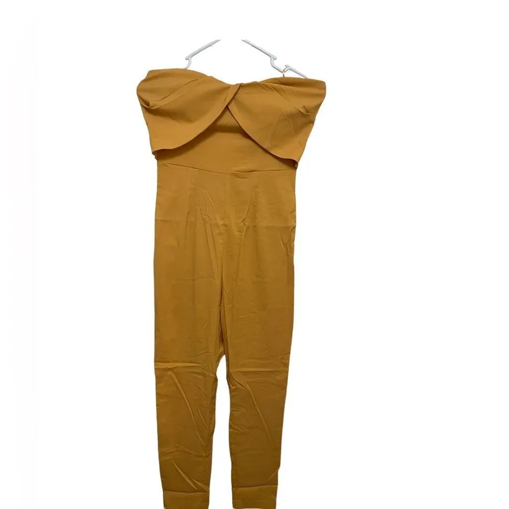 Yellow mustard jumpsuit Yellow Size M - Image 2