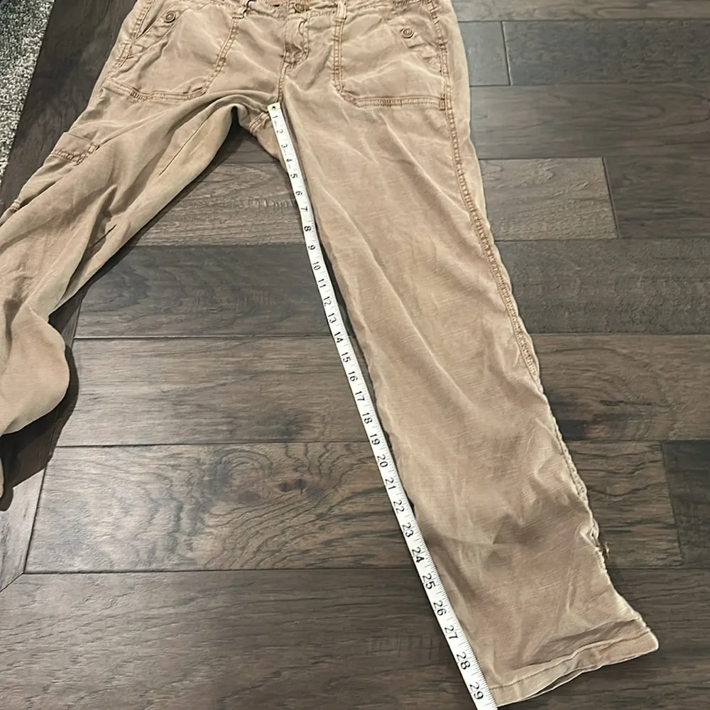 Level 99 Linen Blend Pants Sz 29 Tan - Image 7
