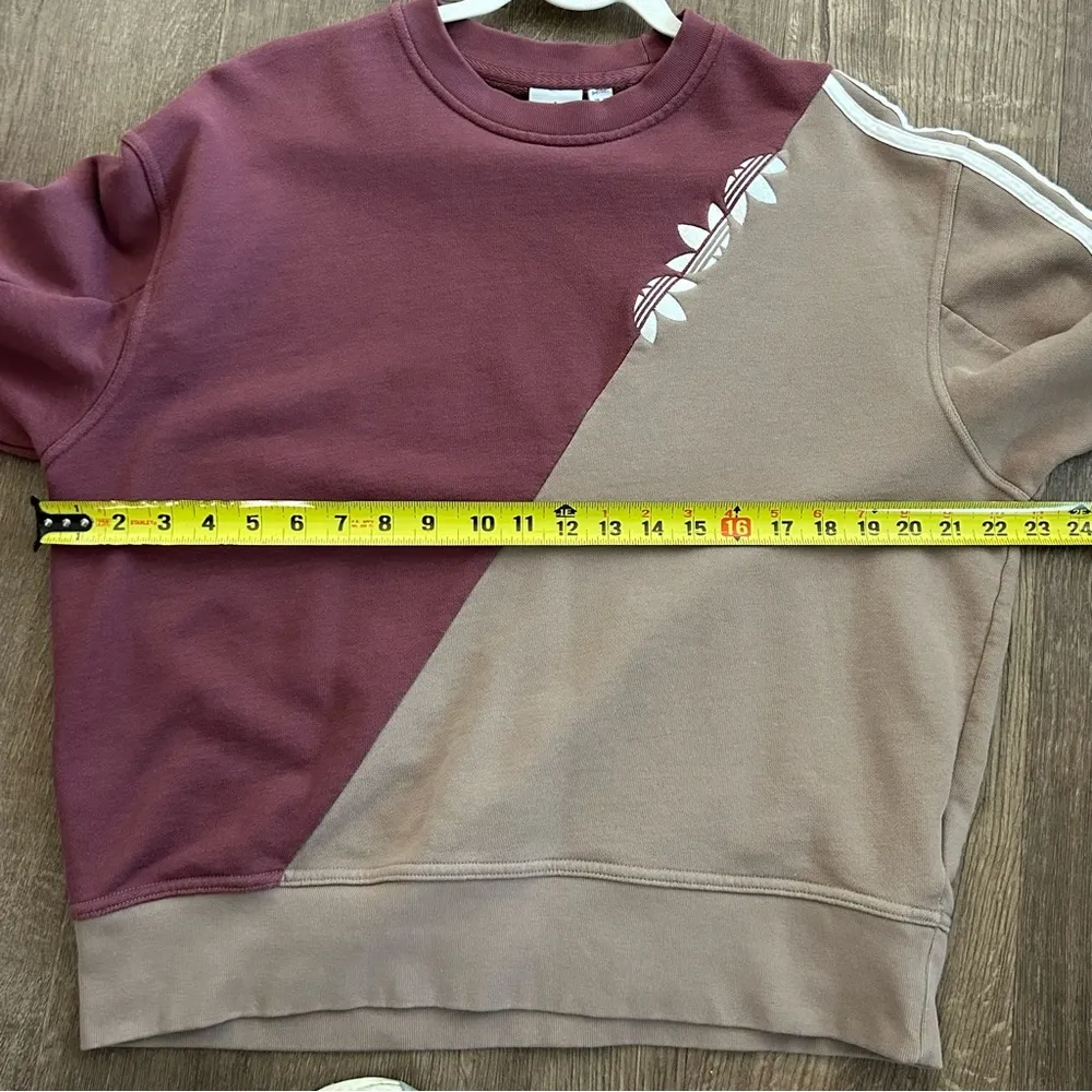 Originals Adicolor Sliced Trefoil Crewneck Sweatshirt XS - Image 9