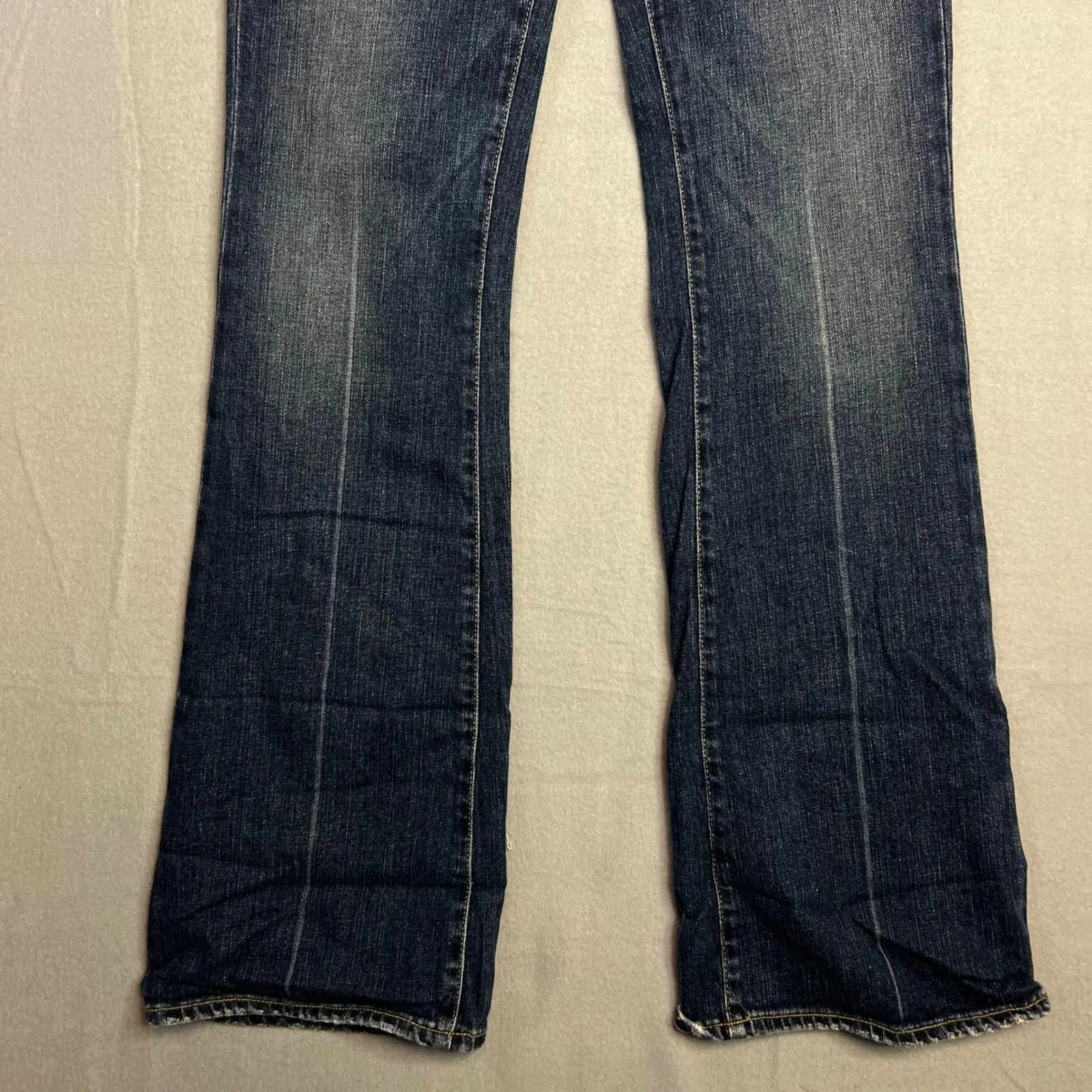 Paige Laurel Canyon Bootcut Jeans Women Size 29 Low Rise Y2K Medium Faded Wash - Image 5