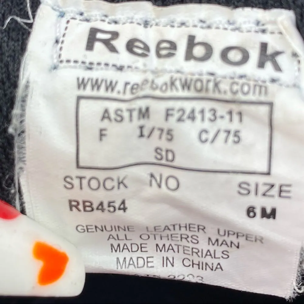 Reebok RB454 Anomar Safety Work Shoes Sneakers Black Pink 6 - Image 11