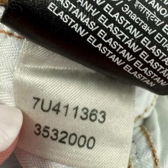 7 For All Mankind Easy Slim Jeans Floral Embroidery Size 25 Denim‎ Boho Bohemian - Image 15