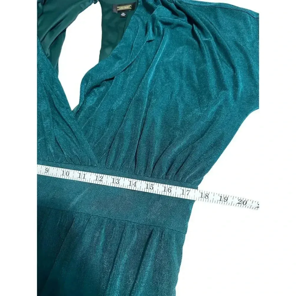 Alexia Admore Joey Jumpsuit Size XL Joggers Open Back Dressy Green Open Back - Image 8