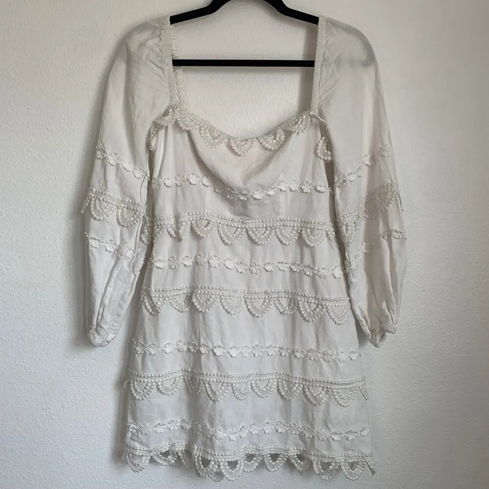 La Maison Talulah Early Light Mini Dress in White - Image 3