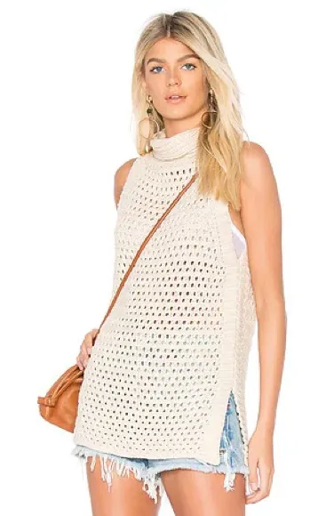 NWT Free People Northern Lights Vest In Rust - Image 3