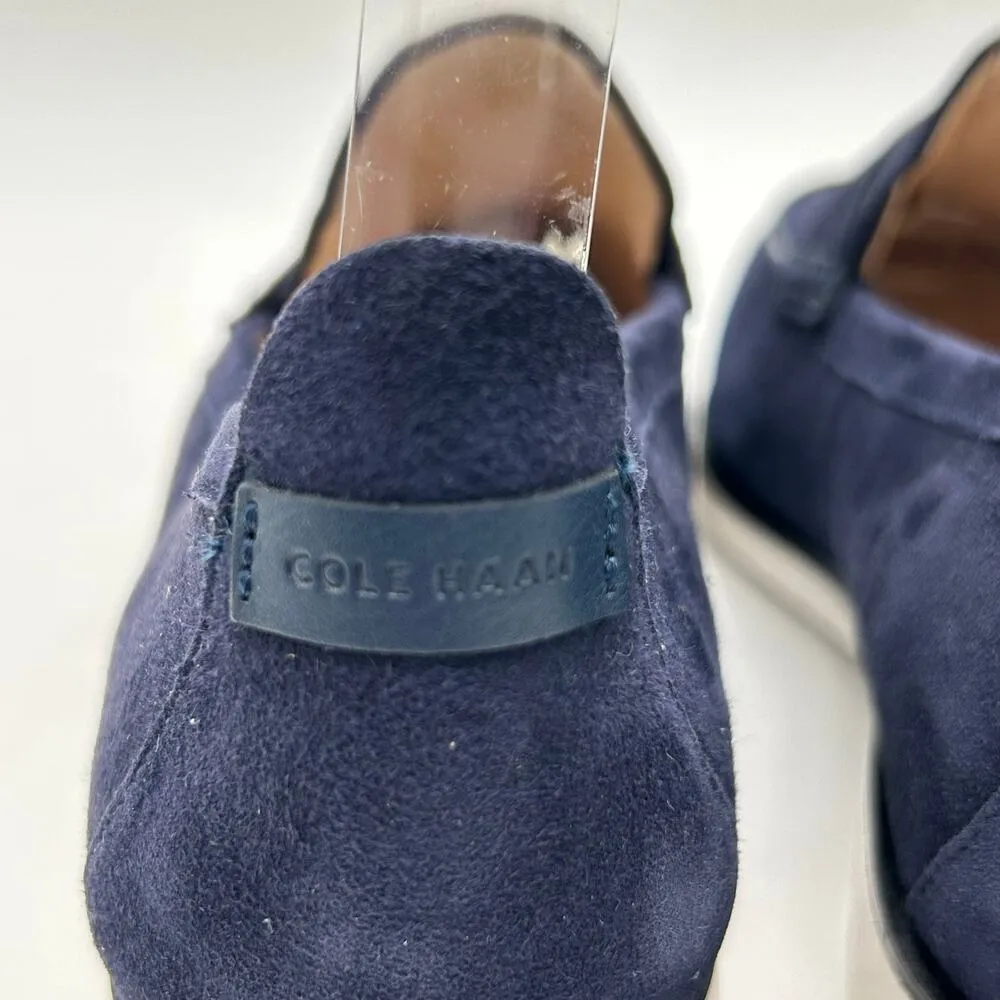 Cole Haan Shoes Womens 8.5B‎ Narrow Blue Suede Grand Ambition Troy Penny Loafer Size undefined - Image 7