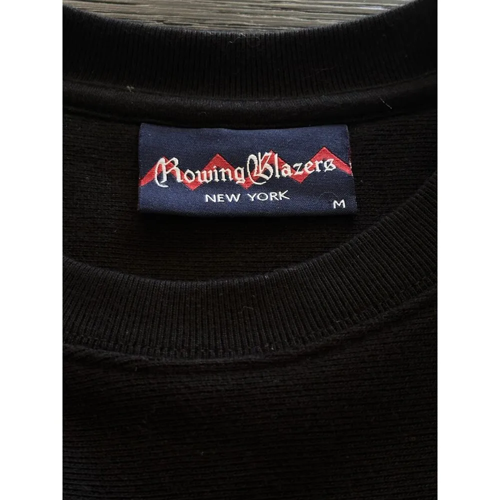 Rowing Blazers Unisex Spellout Crewneck Black Size Medium - Image 7