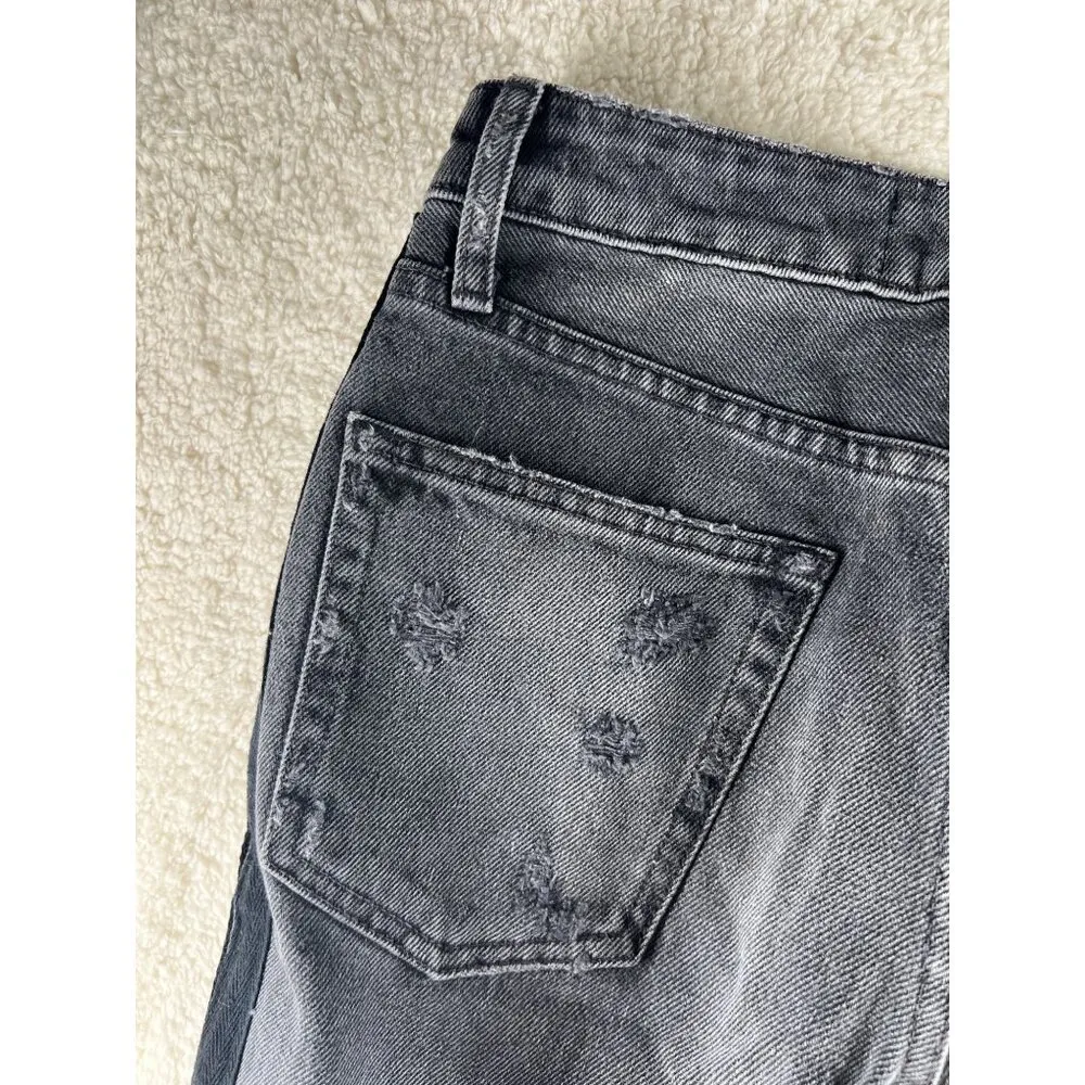 SR vs. Sandrine Rose Womens Jeans Size 25 The Virgin Label Gray High Rise Straig - Image 13