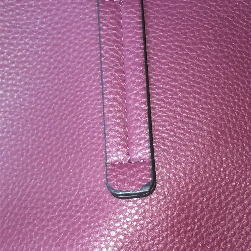 Nanette Lepore Burgundy Maroon Shoulder Bag Classic Handbag Purse - Image 12