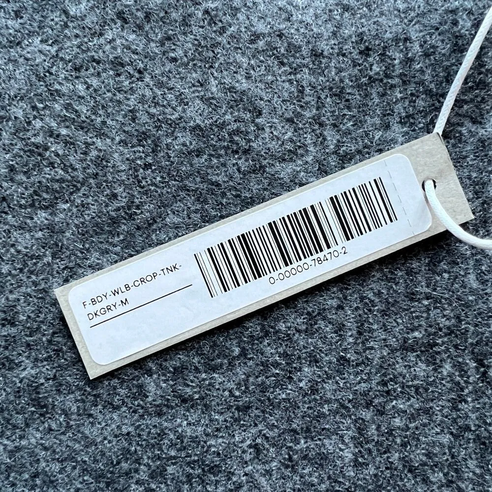 Everlane Crop Top Womens Medium Wool Blend Gray Cozy Stretchy Tank - Image 2