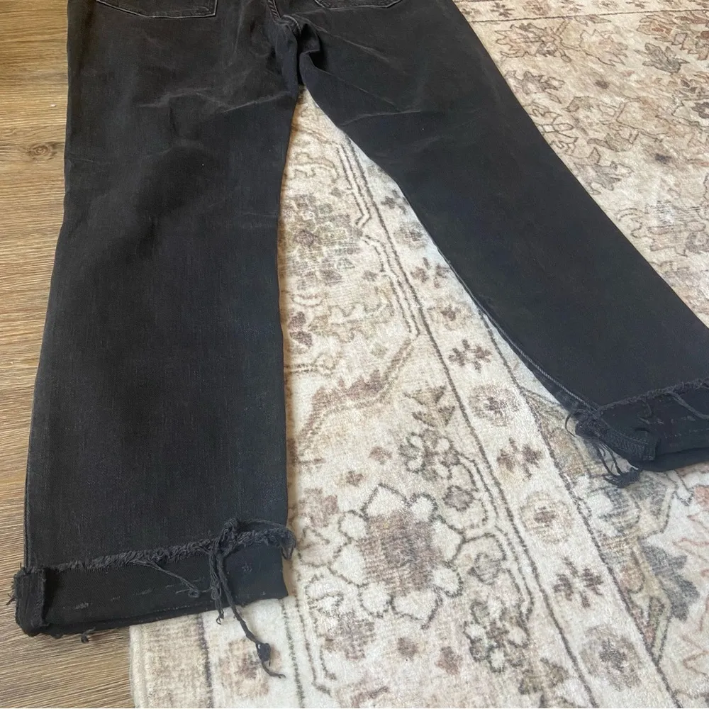 Madewell Black Distressed Mom Jeans - Image 14