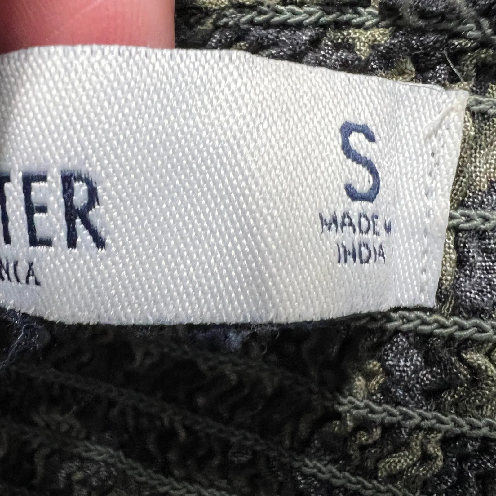 Hollister Top Womens Small V-Hem Strapless Smocked Y2K Retro Coquette Boho Chic - Image 6