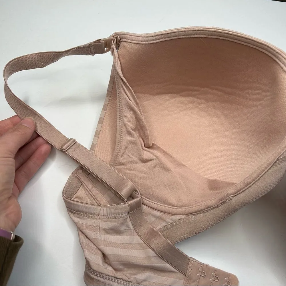 Motherhood Maternity Tan Seamless nursing Bra 38E 38DD - Image 11