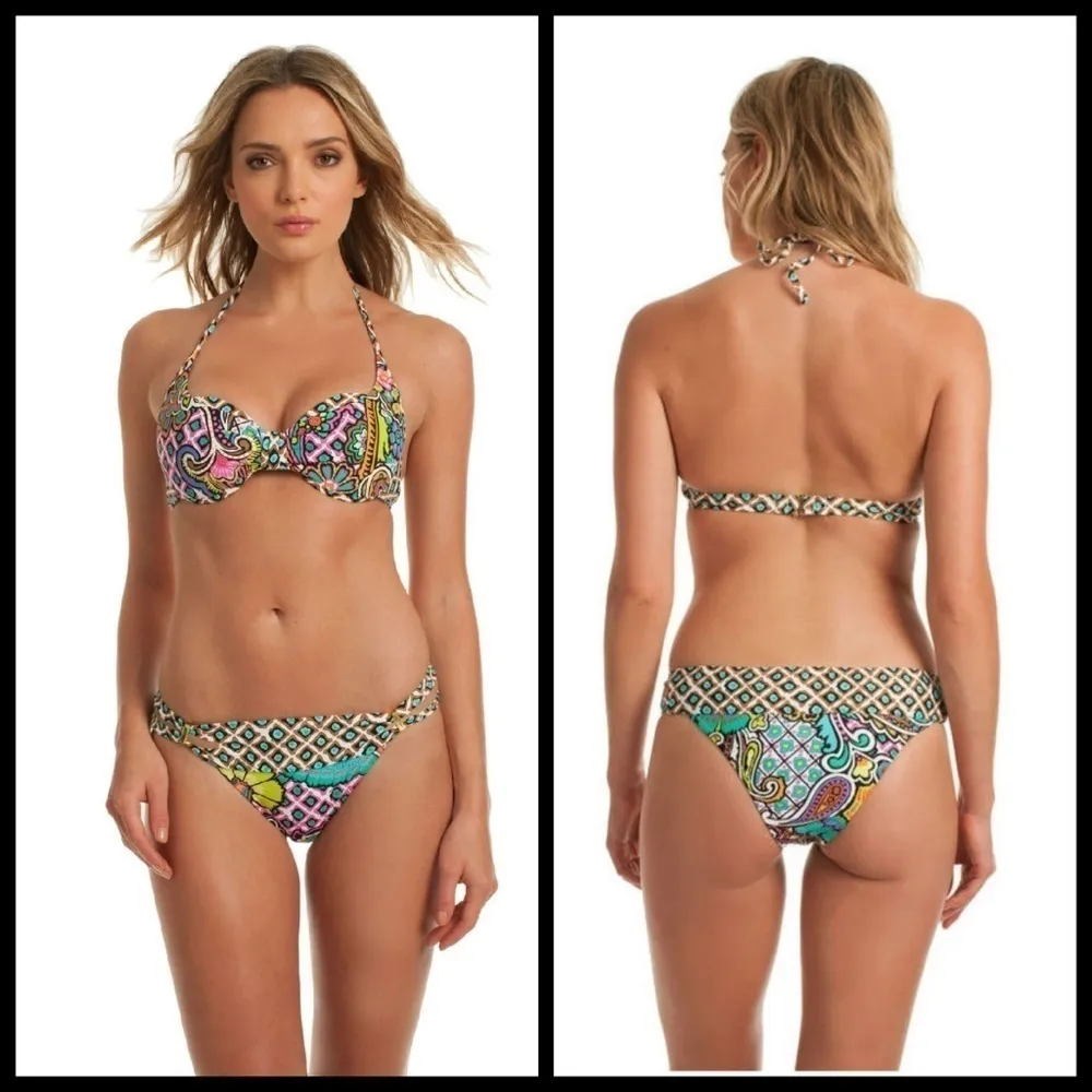 💕TRINA TURK💕 Brazilian Hipster Bikini BOTTOMS ~ Madagascar Paisley 4 NWT - Image 5