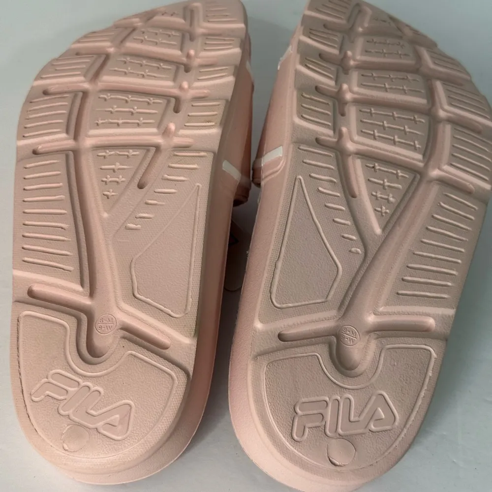 Fila Pink Sleek Slide Sandals SZ 8M-9W - Image 6