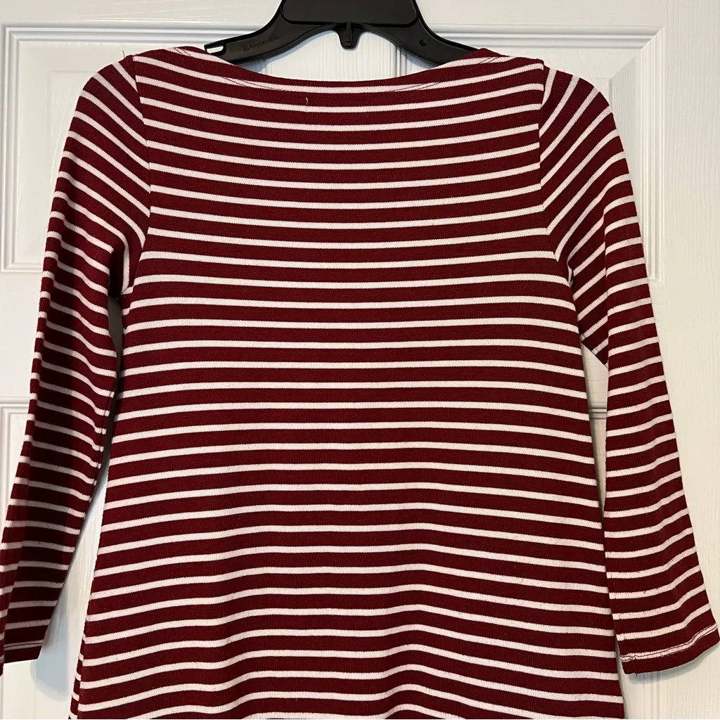 Hollister red and white striped knit dress XS - Image 6