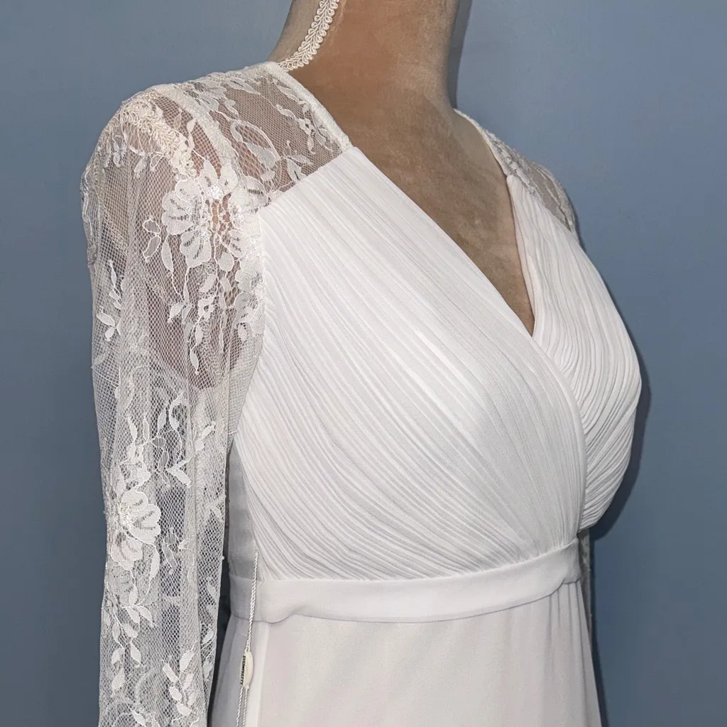 Ever Pretty Elegant White Wedding Dress Size 4 - Image 6