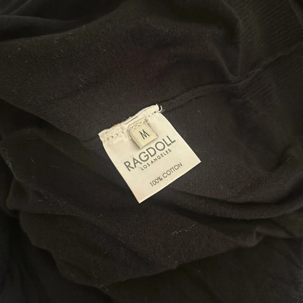 Ragdoll Rainbow Stripe Sweater in Black Multi - Image 9