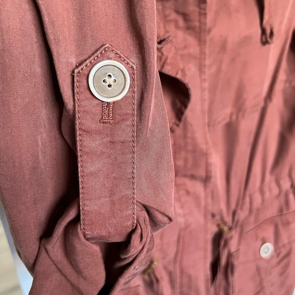Anthropologie Cartonnier Anorak Utility Cargo Jacket | Rust | 6 - Image 5